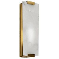 Бра Marble Rectangle Wall Lamp Brass AMG006546