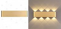 Бра Obverse Gold Rectangle B Wall lamp 44.1592-3
