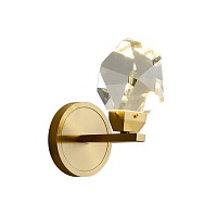 Настенный светильник Delight Collection Crystal rock II 9701W/1 brass