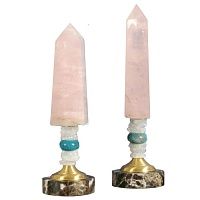 Аксессуар розовый кварц Pointe cristal quartz rose Loft Concept 60.294