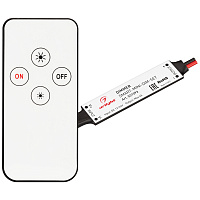 Диммер Arlight Smart-Mini-Dim-Set (12-24V, 1x4A, ПДУ 4кн, IR) 031593