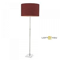 Настольная лампа Table Lamp Emmanuel Nickel Finish Incl Coral Shade 111519 111519