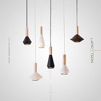 Серия подвесных светильников с металлическими плафонами геометрической формы Lampatron BULB