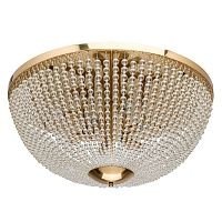 Потолочный светильник Virginia Clear Beads ceiling Gold L