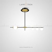 Серия светодиодных люстр с шарообразными плафонами разного диаметра Lampatron AUREATE