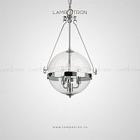 Подвесной светильник с шарообразным плафоном из прозрачного стекла. Lampatron TAMBELAEG