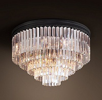 Люстра Odeon Clear Glass Ceiling Chandelier 5 Rings RH21700