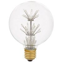 Лампа прозрачная с елочкой LED Е27 1.5W холодный белый свет Loft Concept 45.039