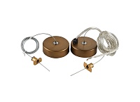 Подвесной комплект для магнитного шинопровода Donolux Suspension kit DLM/Black Bronze