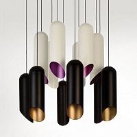 Подвесной светильник Tom Dixon - Pipe Light | Черный+золотой