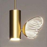 Подвесной светильник с декоративной бабочкой Butterfly F