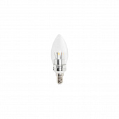 Лампа Iteria Свеча 4W 2700K E14 прозрачная