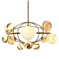 Люстра Delight Collection Planet KG1122P-13B brass