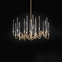 Люстра Round Chandelier Gold by Il Pezzo Mancante