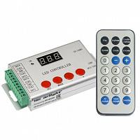 Контроллер HX-802SE-2 (6144 pix, 5-24V, SD-карта, ПДУ) Arlight 022992
