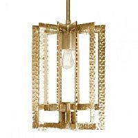 Подвесной Светильник Textured Cage Pendant Lamp gold 40.2966 Loft-Concept