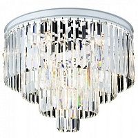 Потолочный светильник RH Odeon Clear Glass ceiling chandelier 4 Square 48.164 Loft-Concept
