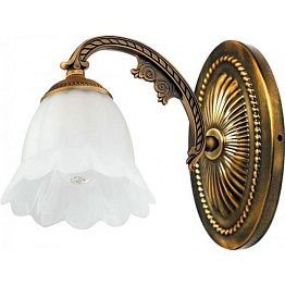 850-01-01 Бра настенное N-Light, 1 плафон, бронза, белый