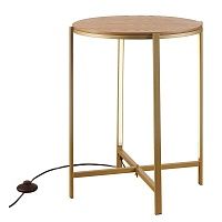 Приставной стол Kelin Side Table Bronze LED 18.486-2