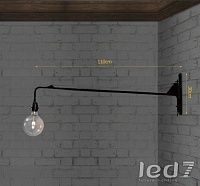 Светильник LED7 Future Lighting Loft Industry Wall Crane 2