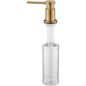 Дозатор для жидкого мыла BREVIT, D005-BG, брашированное золото, Paulmark