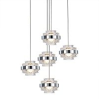 Светильник подвесной Delight Collection MD22030002-5A chrome/clear