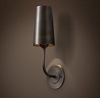 Бра RH Modern Taper Sconce with Metal Shade Loft Concept 44.08