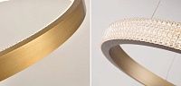 Люстра композиция из трех колец Trio Round Horizontal Rings Brass Chandelier Loft-Concept 40.5533-3