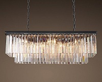 Люстра Odeon Clear Glass Hanging Chandelier D10 RH21666