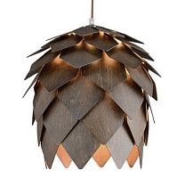 Подвесной светильник Crimea Pine Cone Brown | диаметр 25 см