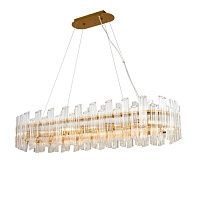 Люстра Delight Collection KG0769P-12L clear/ brass