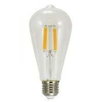 Лампа Эдисона ST64 LED 5 W E27 прозрачная