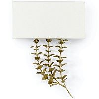 Бра Brass Eucalyptus Branches Lampshade Wall Lamp Loft Concept 44.2504