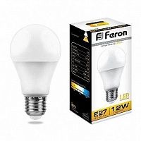 Лампа светодиодная Feron LB-93 E27 12W 2700K 25489 Шар