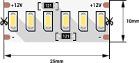 Светодиодная лента 12В 24Вт IP20 цвет нейтральный белый SWG 1195