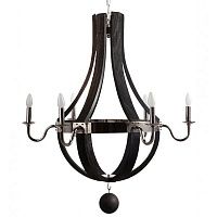 Люстра RH Wine Barrel chandelier Polished nickel 40.478 Loft-Concept
