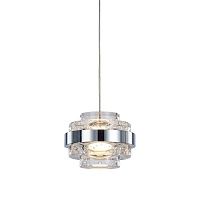 Светильник подвесной Delight Collection MD22030002-1A chrome/clear