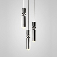 Люстра Fulcrum Light 3 lamps by Lee Broоm Chrome LB40058