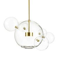 Подвесной светильник Transparent Bubble Pendant Gold 5