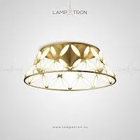 Потолочная светодиодная люстра с абажуром из каплевидных элементов Lampatron ISOLA