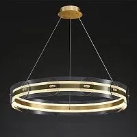 Люстра Gold ring horizontal chandelier | диаметр 60 см