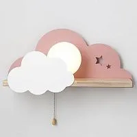 Бра с полкой Розовое Облако Wall Lamp Pink Cloud AMG006429