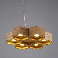 Люстра Honeycomb 6 Loft Wooden Ecolight 40.120 Loft-Concept