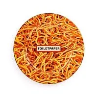 Тарелка Seletti Spaghetti Gold Border