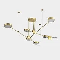 Светильник потолочный Avail Brass Spider Loft4You L03583